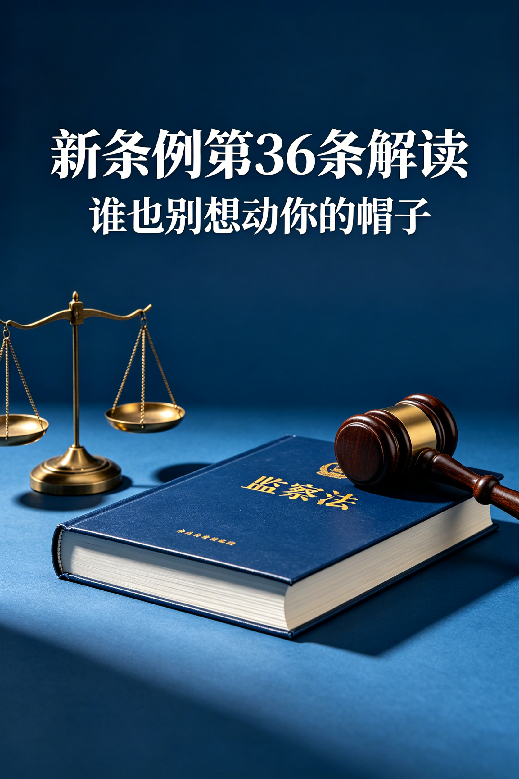 新监察法实施条例第36条解读：没这2个依据，谁也别想动你的帽子