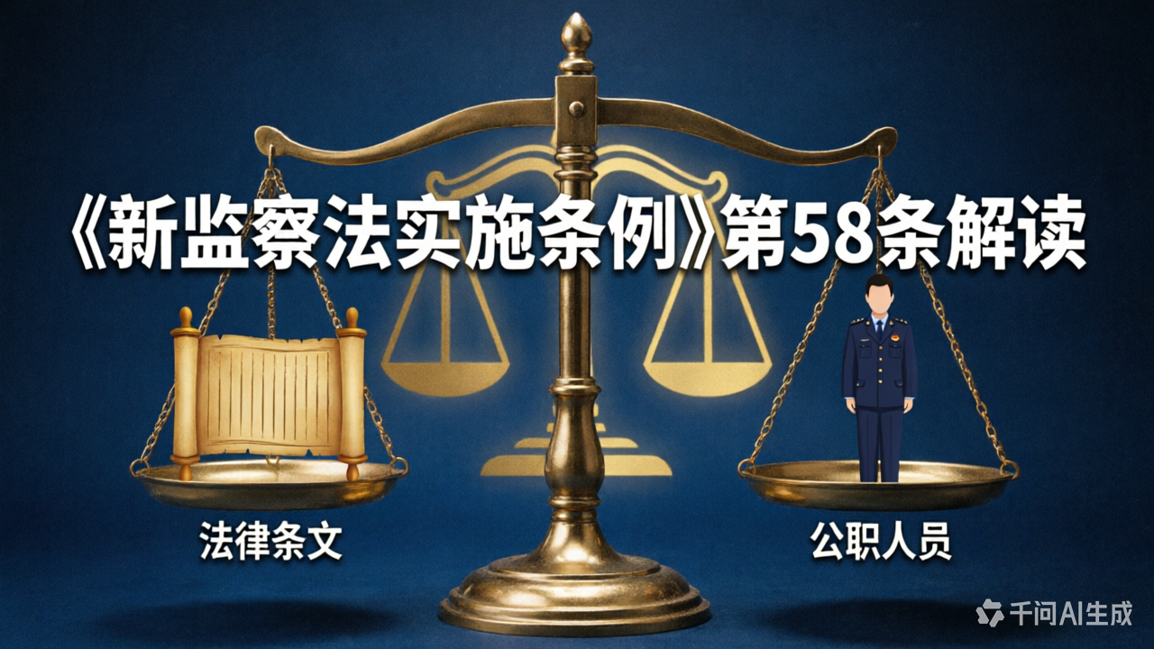 逐条解读新监察法实施条例58：别怕监委“大炮打蚊子”——这条新规让措施必须“对号入座”