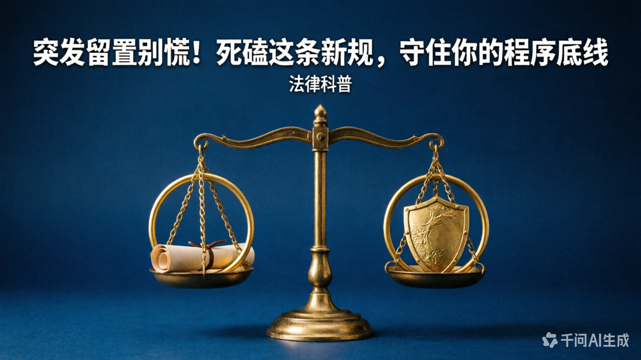 逐条解读新监察法实施条例62：突然被留置？别慌！记住这3步，你的“程序权利”没人敢跳过