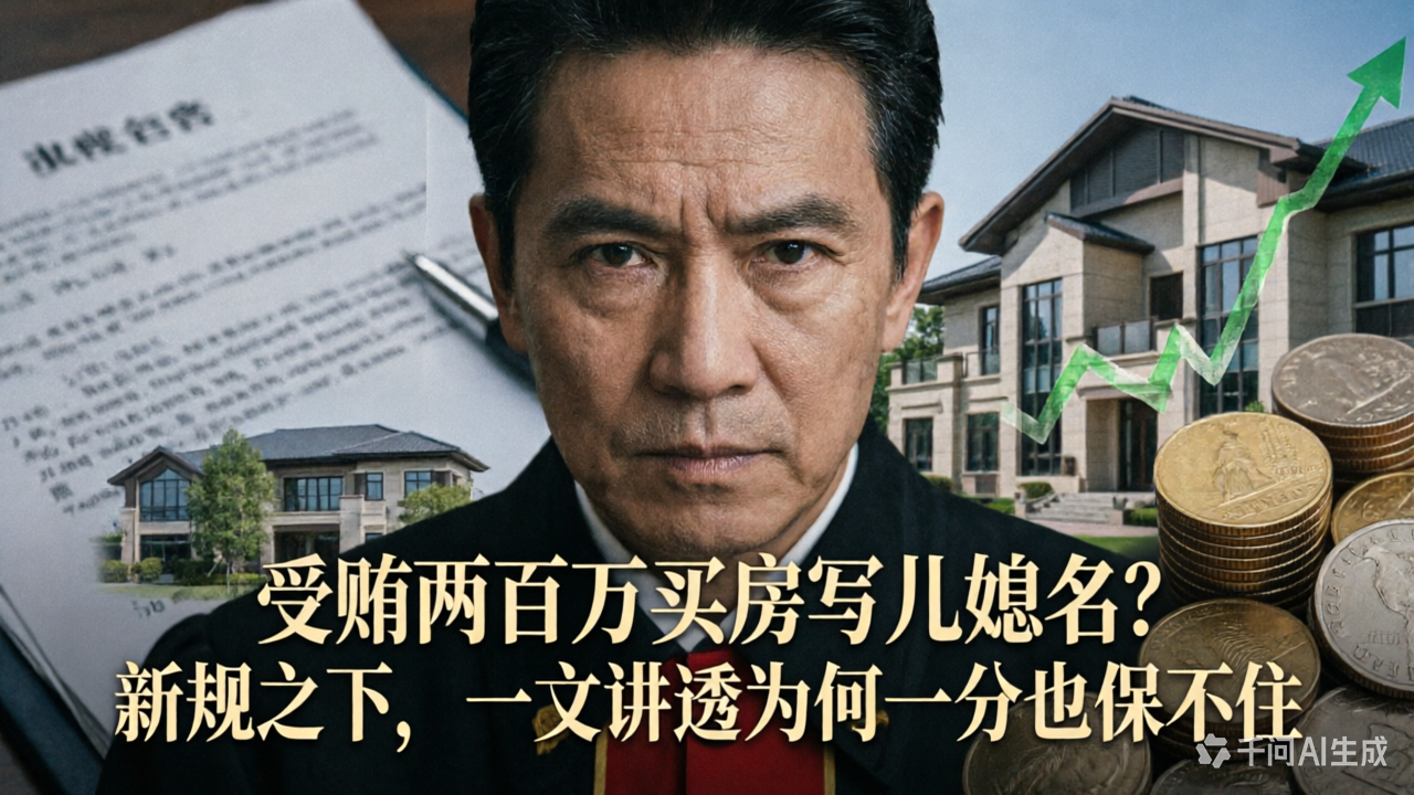 “我把受贿的200万买了套房，写家人名字”能保住吗？