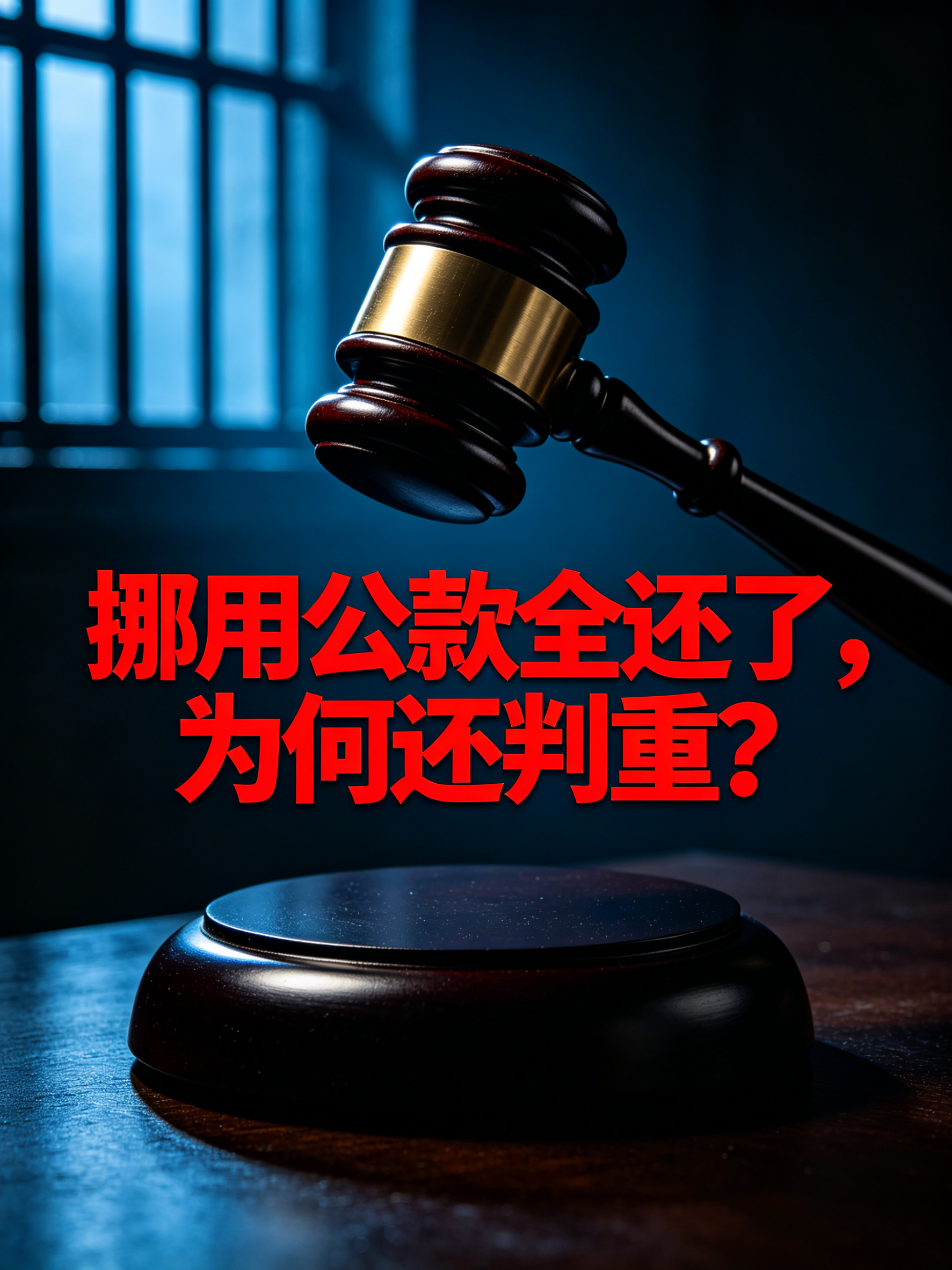 挪用公款全还了为何仍重判？“提起公诉前”是关键分水岭