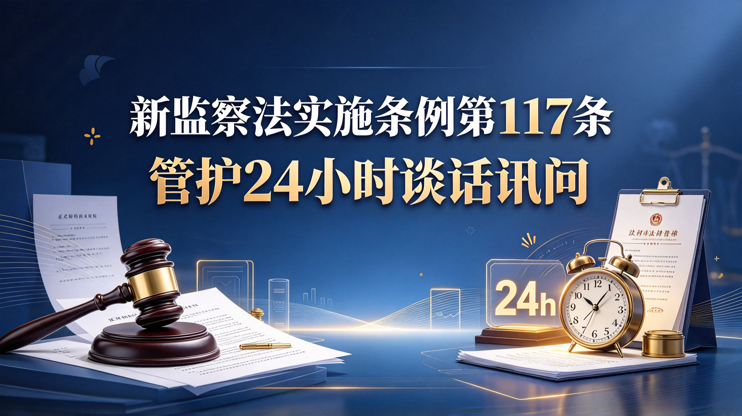 逐条解读新监察法实施条例第117条：管护后多久开始问话？权利要点一次说透